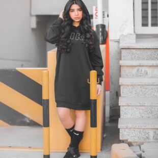 ghrour safar black dress teen girl photo 02