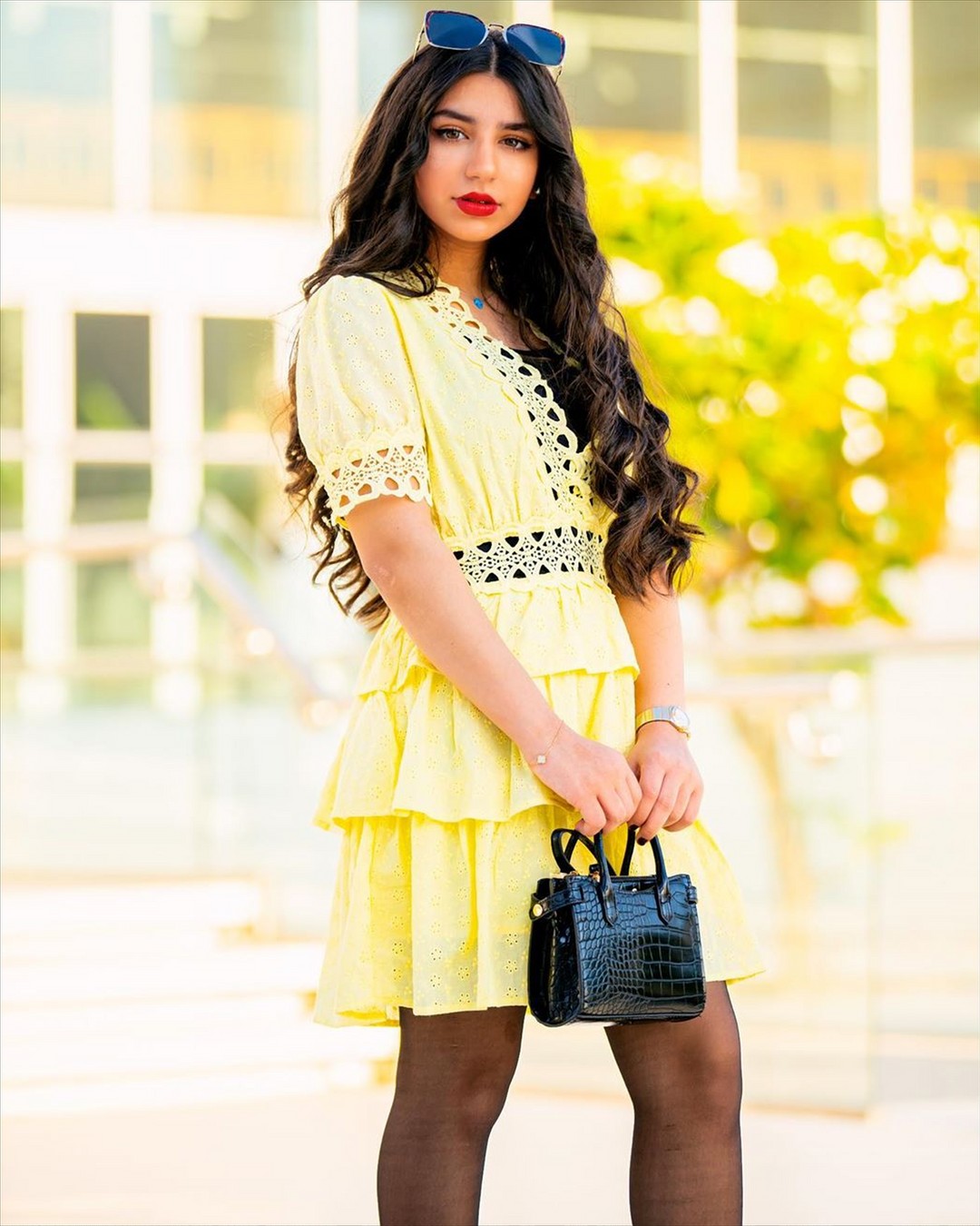 Ghrour Safar Yellow Dress Teen Girl Photo 03