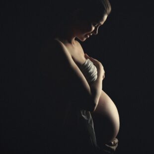 Yosra El lozy Pregnant Belly Nude
