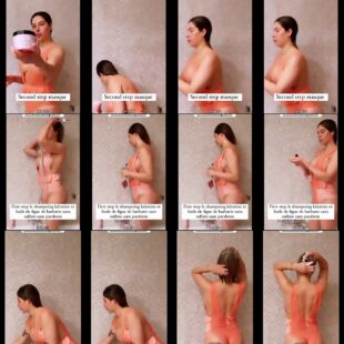 tunisian actress take a shower nude sexy
