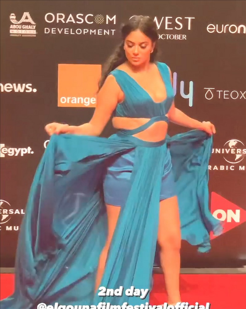 Tharaa Goubail Sexy Dress
