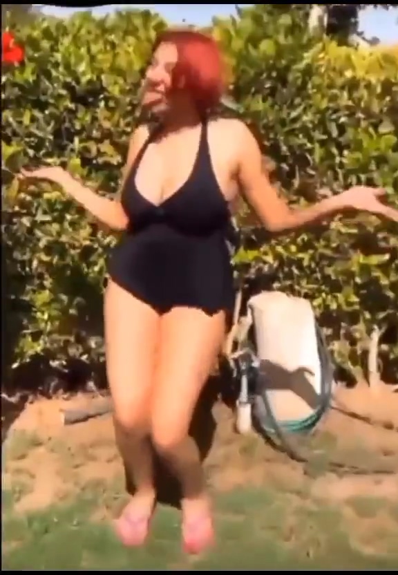 Menna Abdelaziz Wears Bikini Sexy Dance