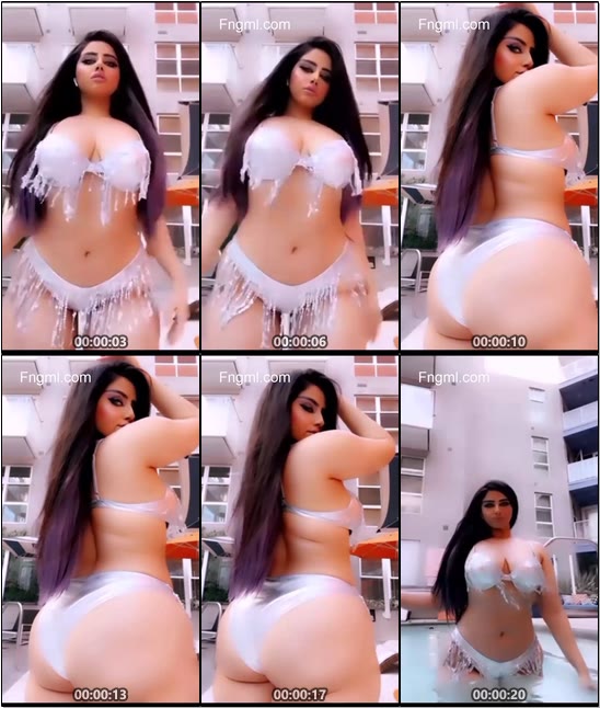 saudi model In Bikini Her Boobs And Ass Are Huge